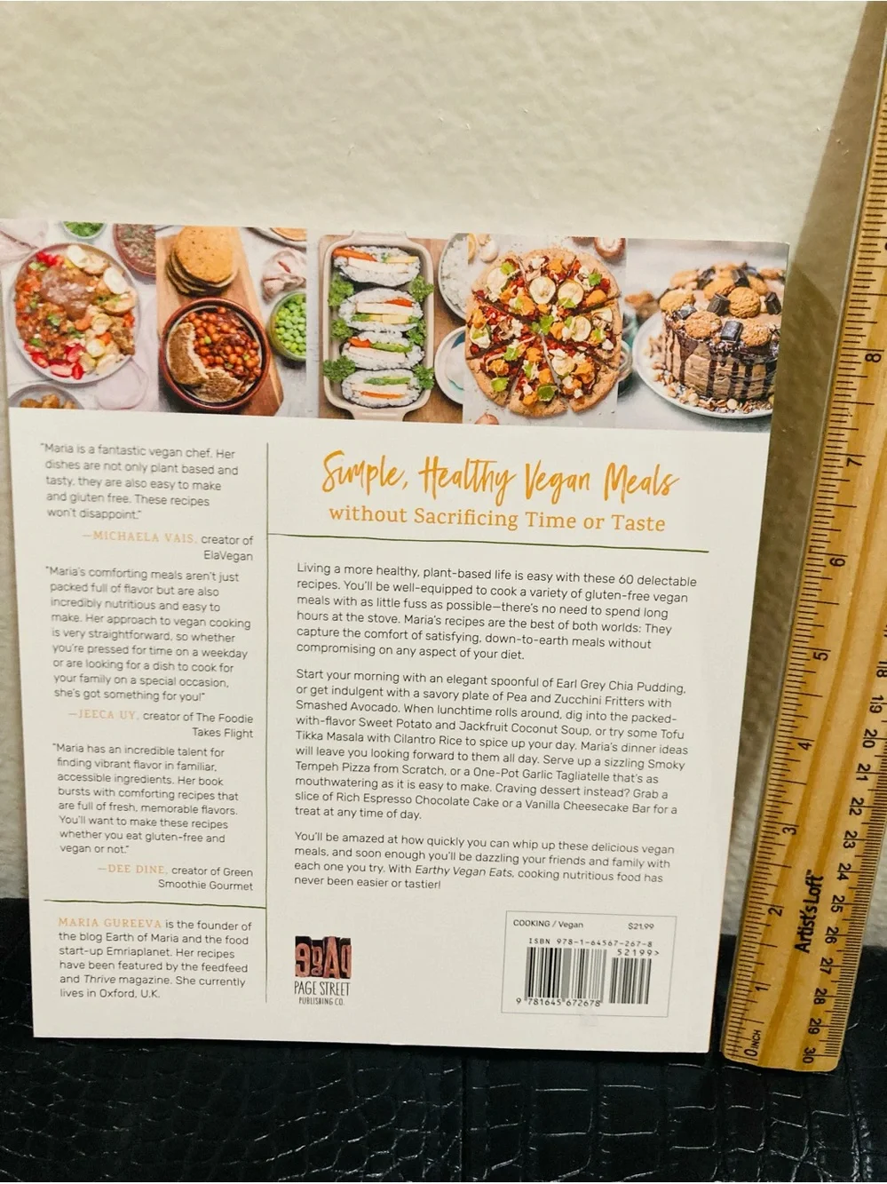 NEW Earthy Vegan Eats Cookbook 60 Delicious‎ Gluten-Free Recipes - Maria Gureeva